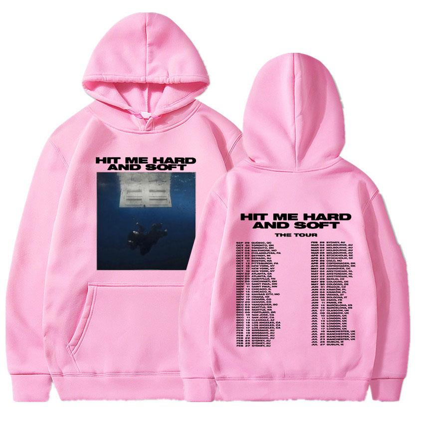 Hit Me Hard And Soft Tour Mikiny Podzim Zima Muži Ženy Mikiny s dlouhým rukávem Harajuku Pohodlné Pulovry