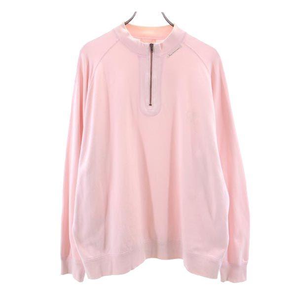 Papas Back Print Long Sleeve Sweat Trainer 50 Pink Pullover Men's Used
