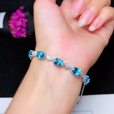 European and American Natural Stone Bracelet Simple Personalized Light Luxury High End Feeling Give Girlfriend A Gift