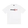 Camiseta de Algodón Unisex de Corte Holgado con Estampado de Letras Camiseta Casual de Manga Corta para Adolescentes y Adultos