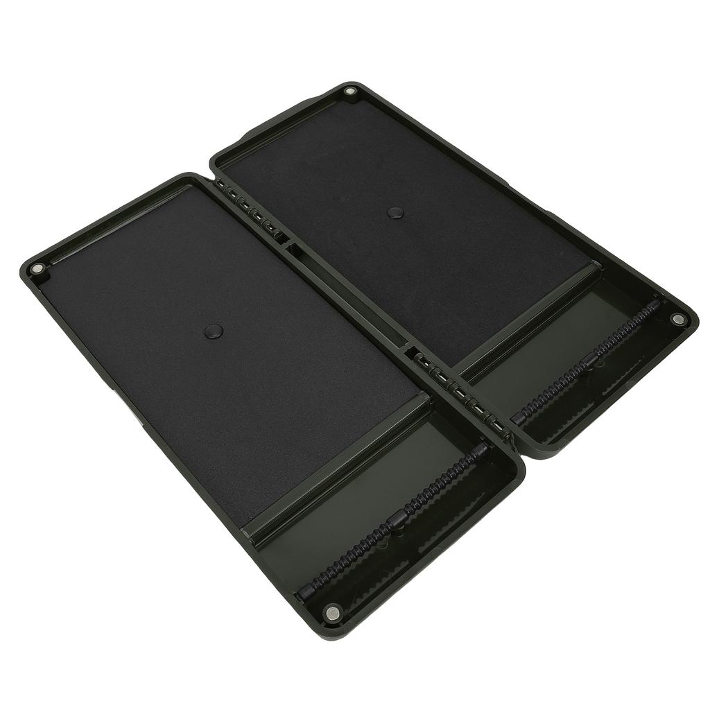 European   Fishing Line Magnetized Storage Box Large Capacity Stainless Steel Hinge Removable Hooks