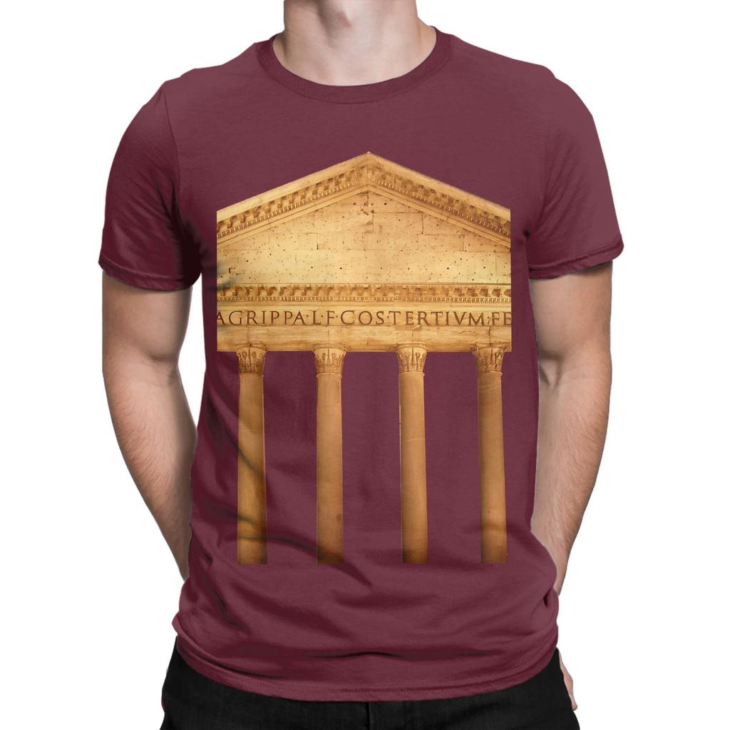 Pantheon Rome Funny 100 Cotton Tshirt Pantheon Tops Tees For Unisex