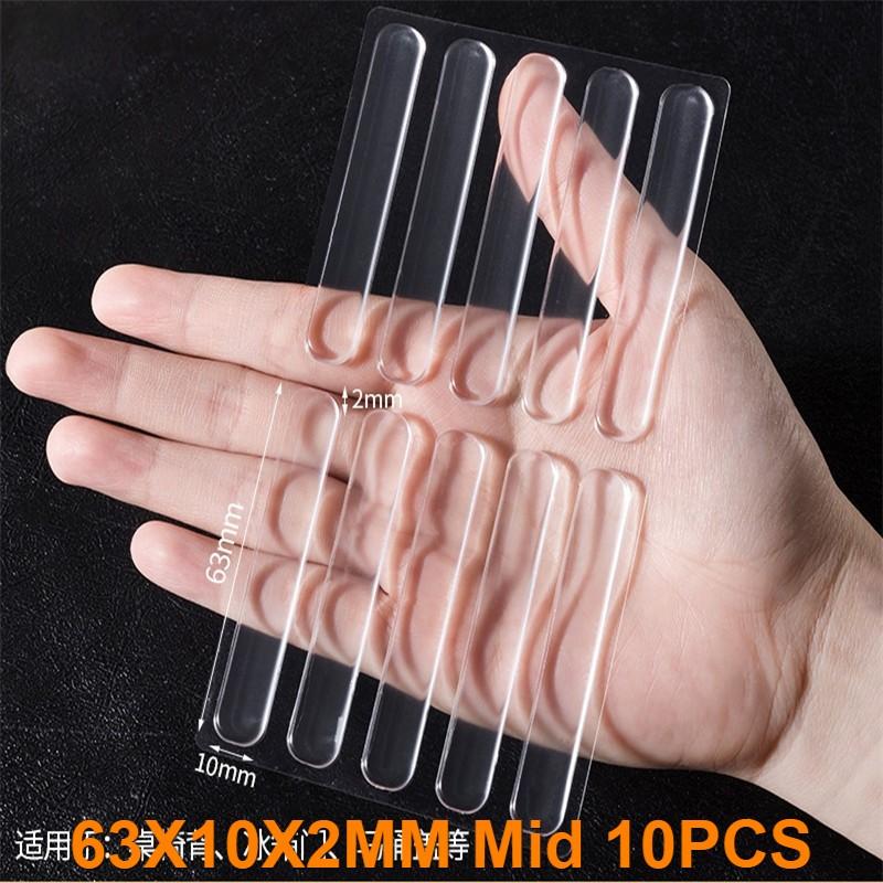 3441 Anti-collision Sticker Household Door Handle Silicone Refrigerator Door Rear Cabinet Anti-collision Transparent Mute Bar