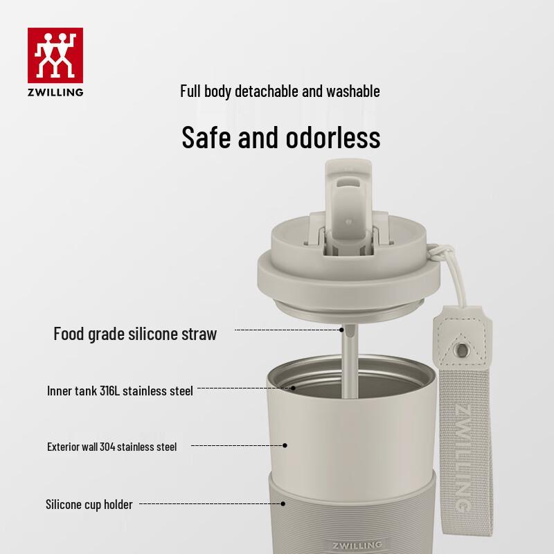 Zwilling 460ml Stainless Steel Insulated Travel Mug