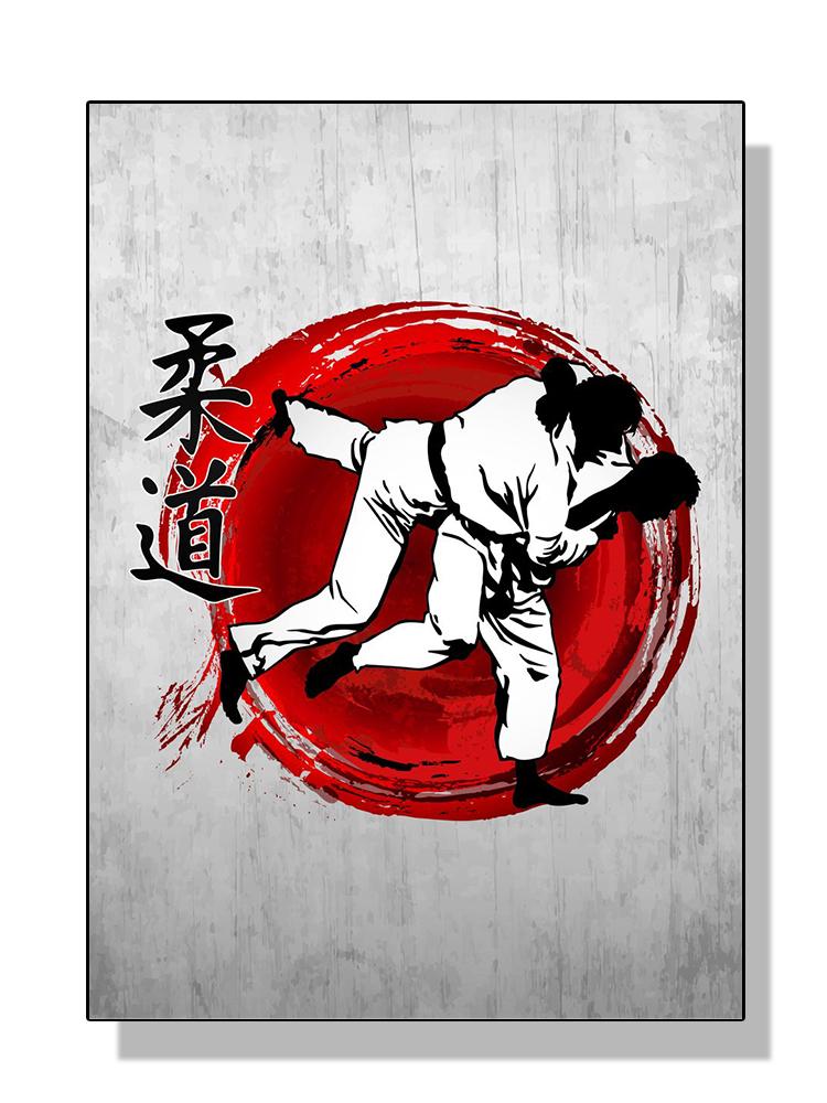 

Винтажные японские боевые искусства, дзюдо, джиу-джитсу, каратэ, кендо, тхэквондо, постеры, холст, картина, настенная картина, домашний декор для комнаты, подарок 50x70cm No Frame