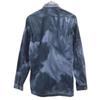Balenciaga Made In Italy Tie-dye Pattern Long Sleeve Shirt 38 Navy Men's Used