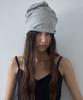 MILLO WOMEN Wide Slub Beanie [Melange Grey]