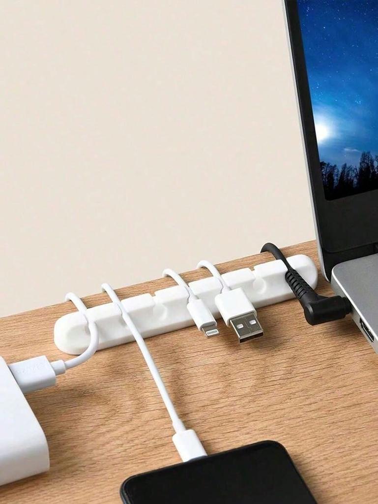 1pc Cable Management Organizer, Desktop Cable Winder, Earphone Cable Tidy Tool