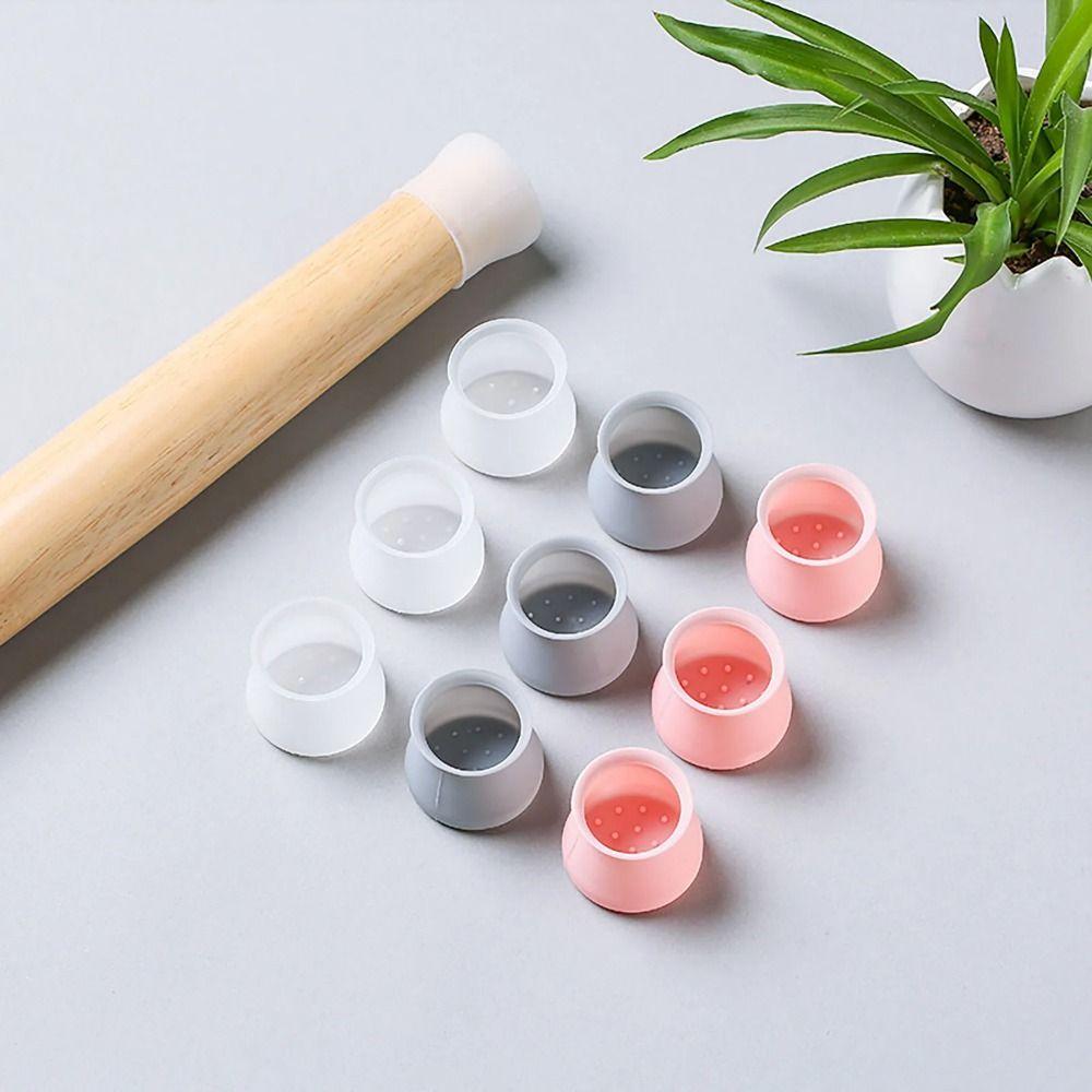 8Pcs Silicone Desk Chair Foot Covers Non-slip Furniture Leg Pad Chair Leg Cap  Furniture Table Feet