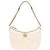 GG Marmont Double G Logo Zipper Closure Quilted V Leather Tote Shoulder Bag Women Handbags White 777263-AAC74-9206