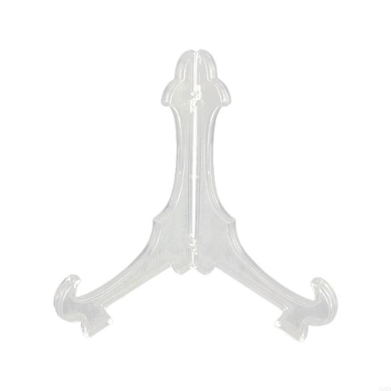 62KD 10pcs Foldable Triangle Display Stand Multifunction Plate Photo Card Book