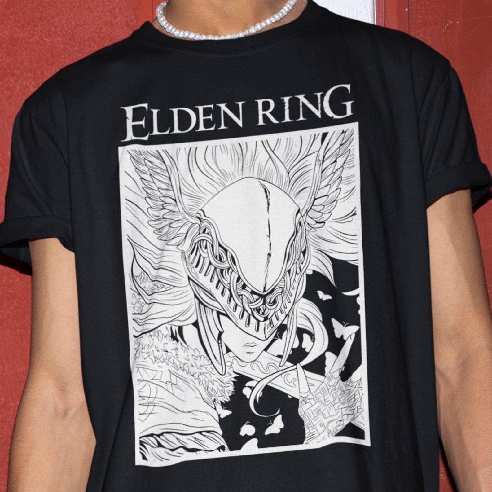Elden Ring Malenia Blade of Miquella T-Shirt , Soulsborne Fan Art Tee 3XL
