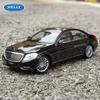 Welly 1/24 Mercedes Benz S-Class S500 Alloy Car Model Diecast Metal Toy Vehicles Car Model High Simulation Collection Kids Gifts