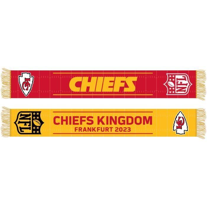 Écharpe - NFL - Kansas City Chiefs - Blanc - 150x18cm - 100% Acrylique