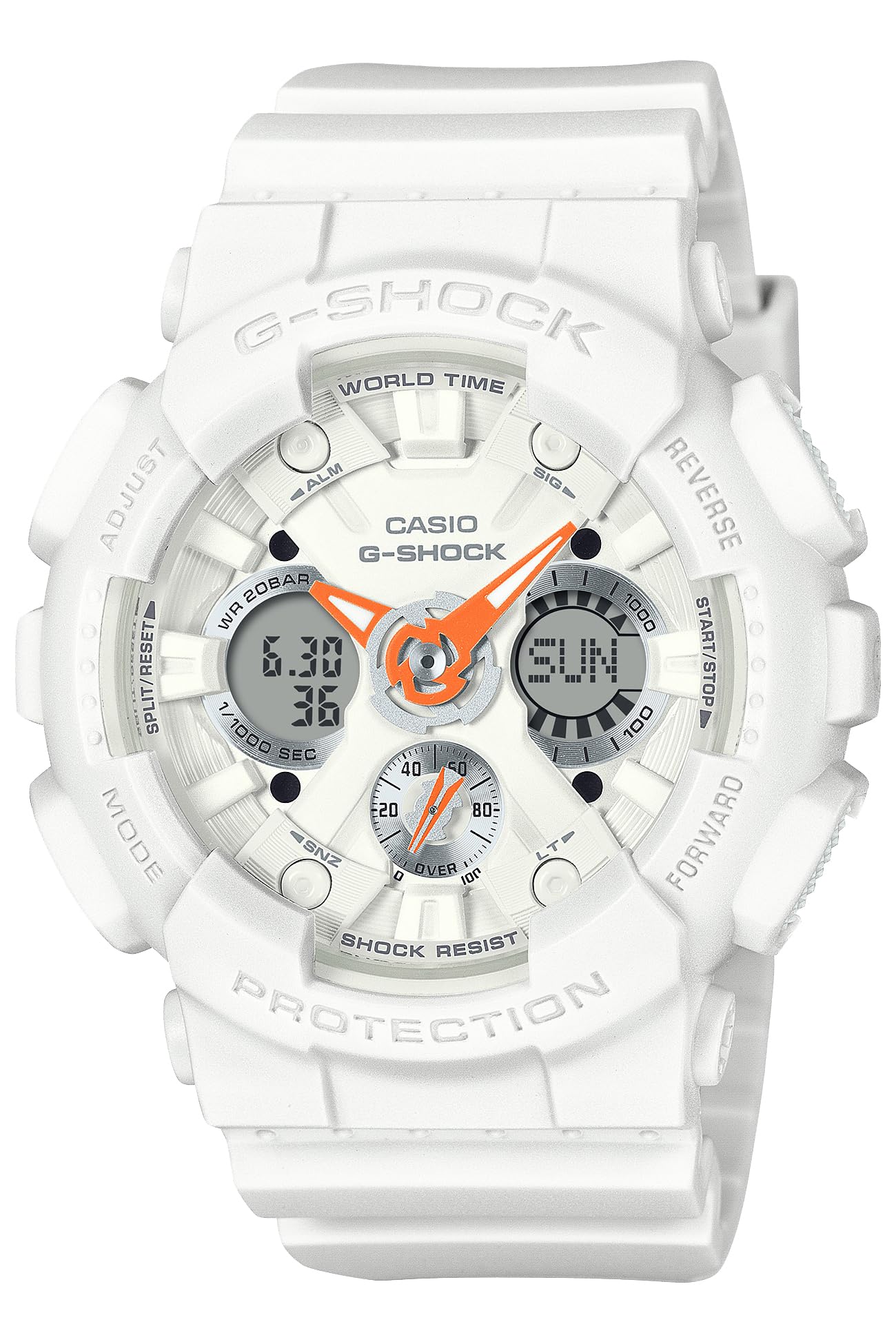 

Часы экологически чистые Белые [Casio] G-Shock [Использует материалы] GMA-S120SA-7A1JF Женские