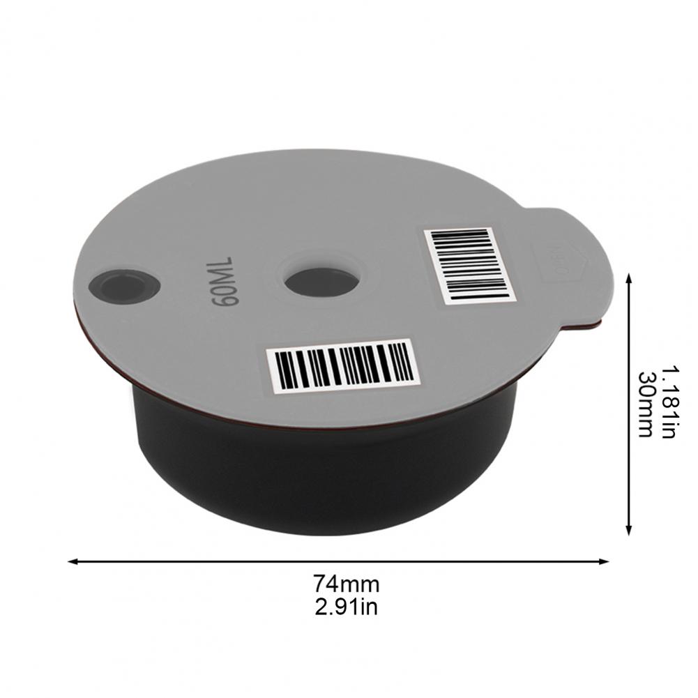 Money-saving Coffee Solutions Eco-conscious Coffee Brewing Eco-friendly Reusable Coffee Capsules for Bosch Tassimo 60/180ml