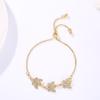 Korean Style Zircon Flower Bracelet for Women - Trendy, Simple, Personalized Design