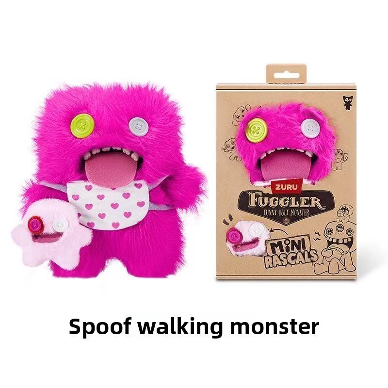 

Plush Toy Fuggler Feed Beast Series Cute Monster Stuffed Animal For Kids розовый