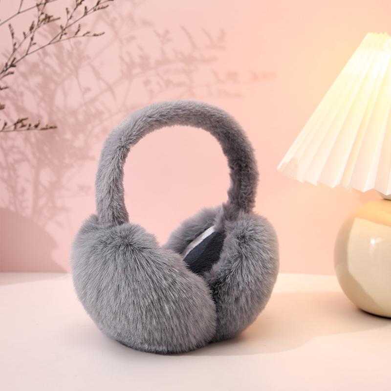 Custom Women Ear Covers Thermal Furry Cute Winter Daily Use Cycling Skiing Warm Earmuffs