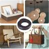 GORGECRAFT 10m Rattan Repair Kit Coffee Wicker Repair Material Plastic Rattan Wicker Roll Waterproof Rattan Fix Material for Garden Patio Furniture