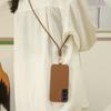 For Samsung Galaxy S22 5G Case with Lanyard Genuine Cow Leather PC Phone Back Cover