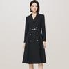 Women's Double-Breasted A-Line Suit Dress