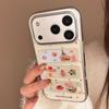 Window Christmas Puppy Case for Apple IPhone 17 Pro Max and IPhone 16, Electroplated Gold-plated Cute Protective Case.