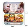 Box Theater Holz Mini Puppenhaus Box Niedlich 3D Puzzle Zusammenbauen Modellbau Zimmer Spielzeug Schlafzimmer Dekorationen Mit Möbeln Geschenke