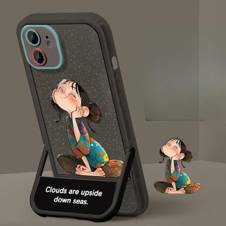 

Старинный стиль Девушки Подходит для Iphone16 Чехол для iPhone 15promax Невидимый кронштейн 14 Силикон 13 Национальный стиль 12 Redmi Note 12 Pro +