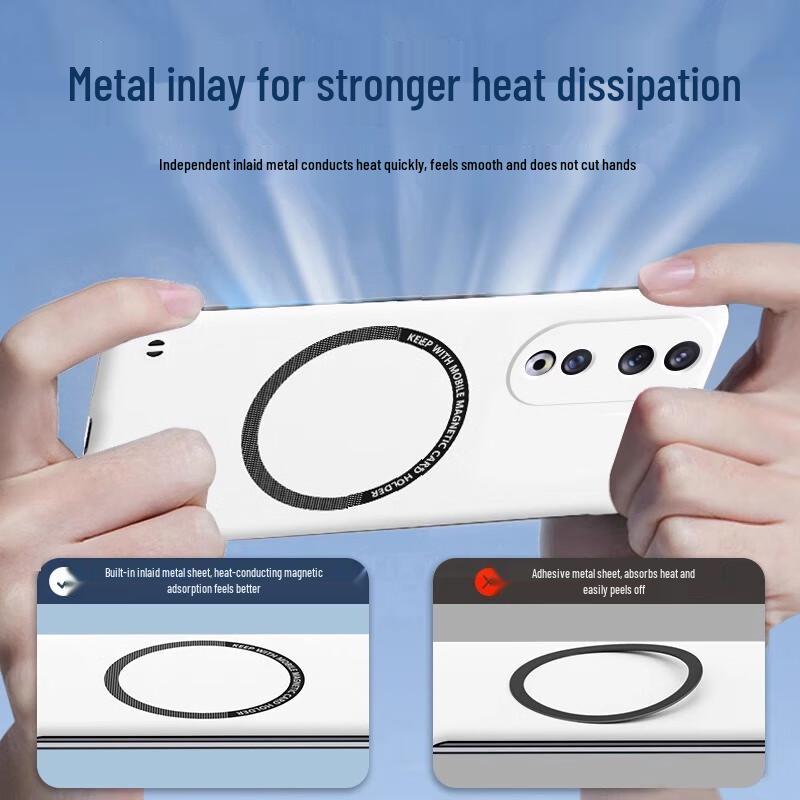 POZZO Magnetic Frosted Phone Case for Huawei Mate 60 Pro/Pro+