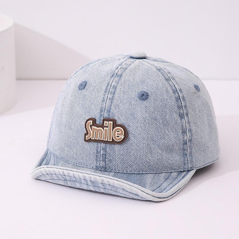 Casquette de Baseball en Jean Style Coréen INS pour Bébé - Chapeau à Visière Souple pour Garçons et Filles, Printemps/Automne