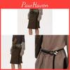 Vintage Design Pu Leather Waist Belt With Beaded Handmade Detail For Daily Wear