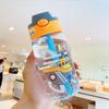 with Flip Straw Water Sippy Cups Leakproof Drinking Cup Sports Bottles  for Student Outdoor Sports