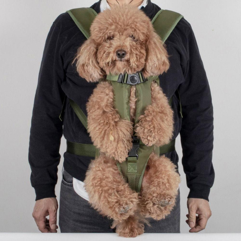Adjustable Dog Carrier Backpacks Breathable Portable Pet Bag Practical Pet Front Backpacks  Travel