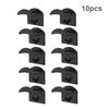 Paquete de 10 ganchos para gorras de béisbol, autoadhesivos, pretaladrados, para armario, dormitorio, oficina, almacenamiento de sombreros.