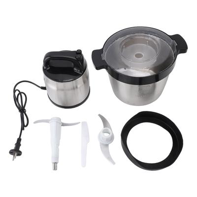 Elektrischer Fleischwolf 6L 1500W Edelstahl 2 Gänge Vielseitig Effizienter Einsatz Fleisch Mixer Lebensmittel