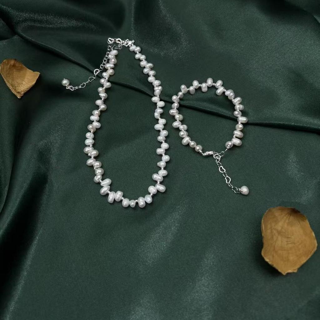 French Baroque Freshwater Pearl Choker: Stylish, High-Quality Women's Design