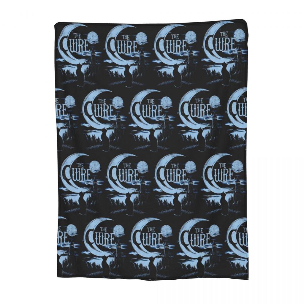The Cure Robert Smith Logo Decken Flanell Sofa Überwurf Atmungsaktiv für Couch Bettwäsche Outdoor Decken Tagesdecke Steppdecke