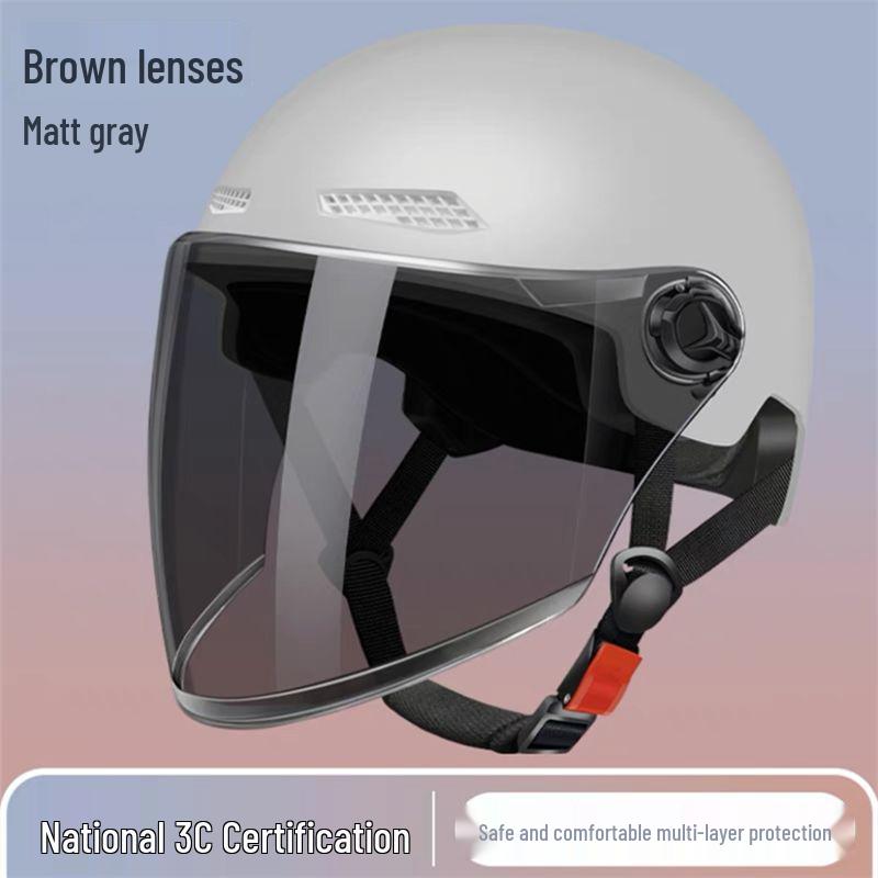 Universal Electric Vehicle Half Helmet: All-Season Sun Protection for Men & Women