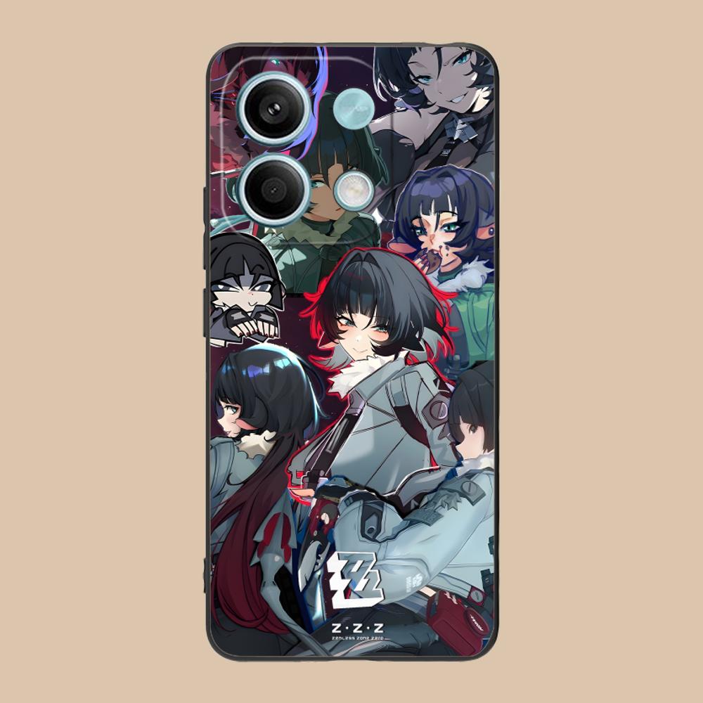 ZZZ Jane Doe Phone Case for Xiaomi 15 14 13 12 Mi 11 T Ultra Lite Pro S X 5G Soft TPU Shockproof Cover