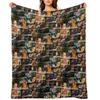Bluntwrap Background Throw Blanket Designers Vintage Bed covers Bed Blankets