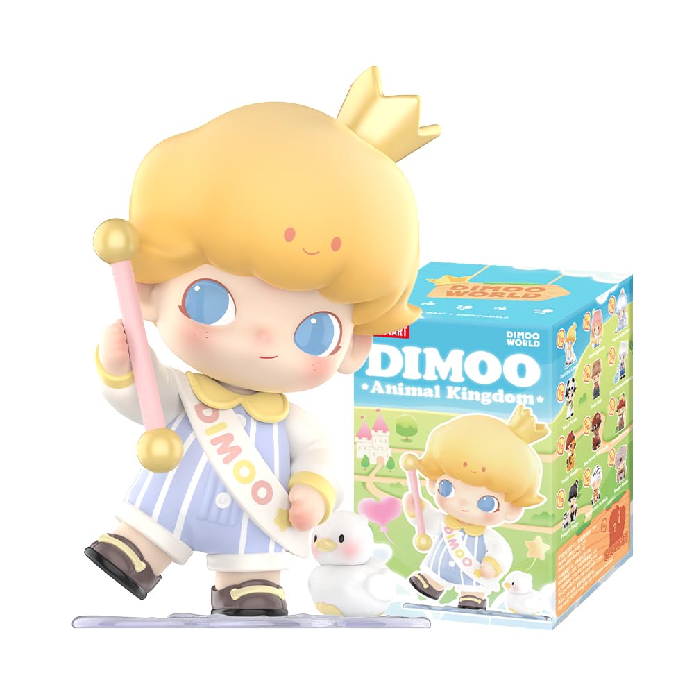 

POP MART DIMOO Animal Kingdom Series Pop Mart Gacha Gacha Blind Box Figure Пластиковая модель Премиум-игрушка Мягкий винил ПВХ Оригинальный персонаж День рождения