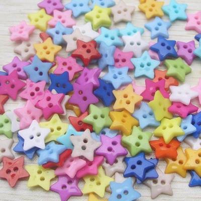 DIY Handmade Decor Craft for Sewing Scrapbooking Clothes Accessories 15mm // 0.59 Pack of 100 Pcs 2 Holes Round Wooden Buttons