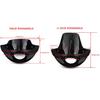 Gloss Black Motorcycle Headlight Fairing Mask 5 3/4" Headlamp Windshield Cover For Harley Sportster Iron Dyna FX XL 883 1200