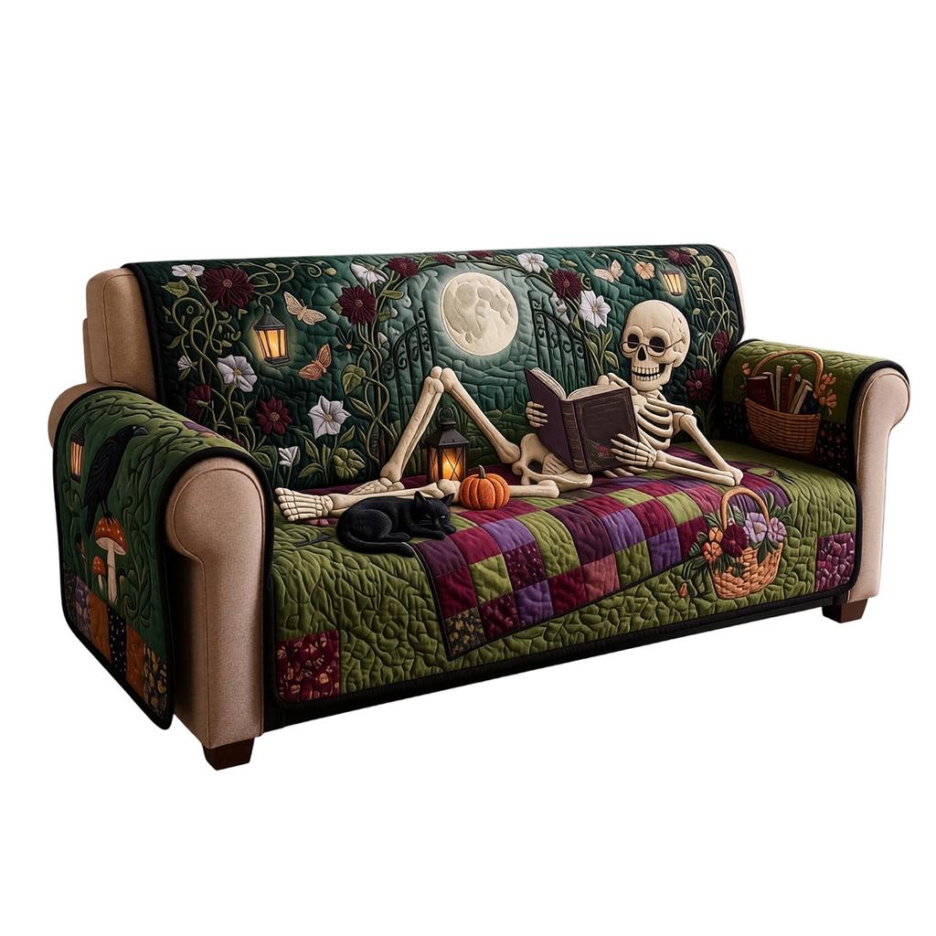Halloween Pumpkin Sofa Slipcover 72 76 Inches for Couch Living Room Decor