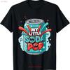 My Little Soda Pop Kids K Music Matching Korean T Shirt Vintage Washed Homme Streetwear Stylish Designer Clothes Unisex