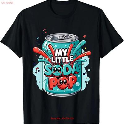 My Little Soda Pop Kids K Music Matching Korean T Shirt Vintage Washed Homme Streetwear Stylish Designer Clothes Unisex