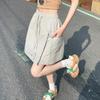 Korean Short Skirt White Skirt Women's Summer New Fashion Casual Anti-exposure Lining Skirt Straight Skirt