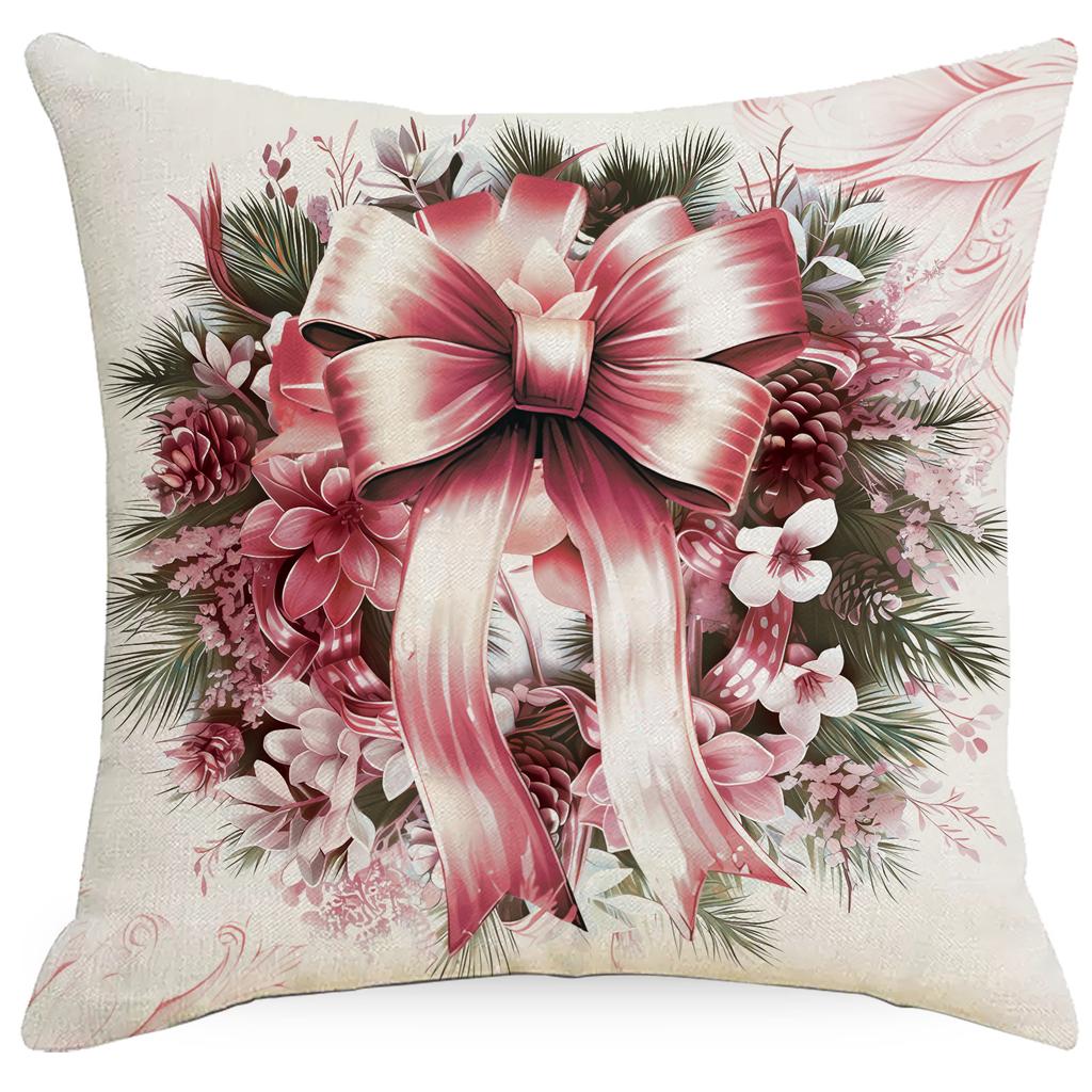 New Christmas Pillowcase Santa Claus Snowman Christmas Tree Home Sofa Cushion Decoration