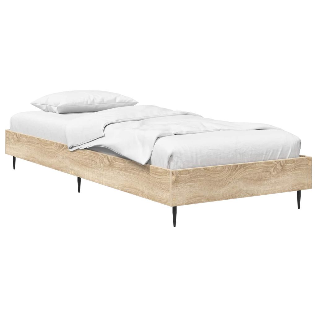 Bed Frame Sonoma Oak 80 x 200 cm Particleboard